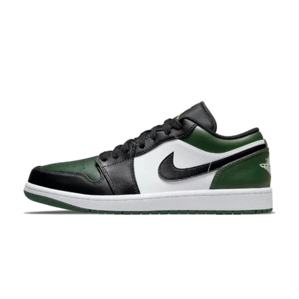 Retro 1 Low Green Toe