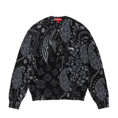 Printed Paisley Sweater