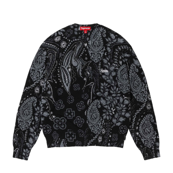 Printed Paisley Sweater