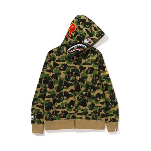 ABC Camo Shark Zip Hoodie
