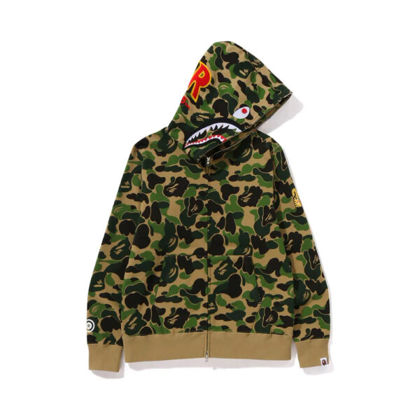 ABC Camo Shark Zip Hoodie