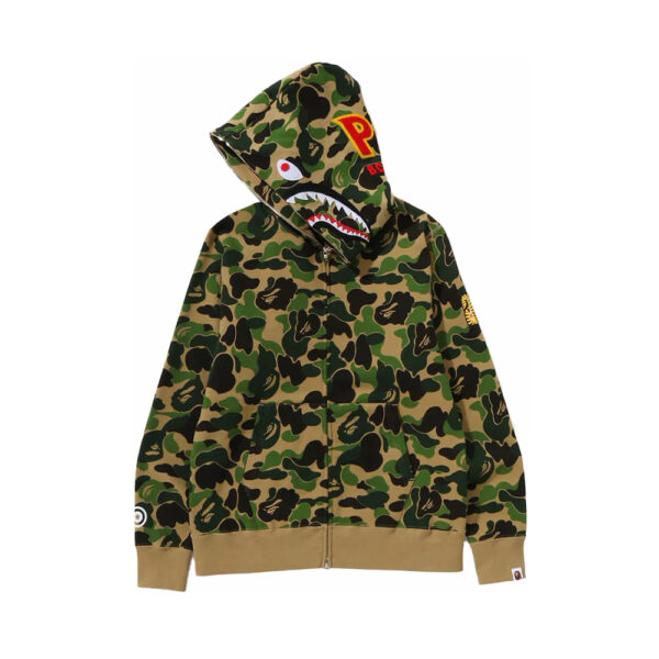 ABC Camo Shark Zip Hoodie