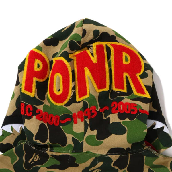 ABC Camo Shark Zip Hoodie