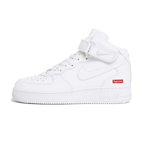 Air Force 1 Mid x Supreme White