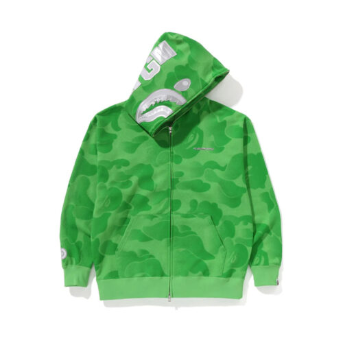 Ink Camo Shark Zip Hoodie