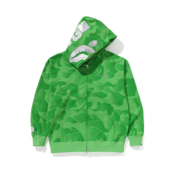Ink Camo Shark Zip Hoodie