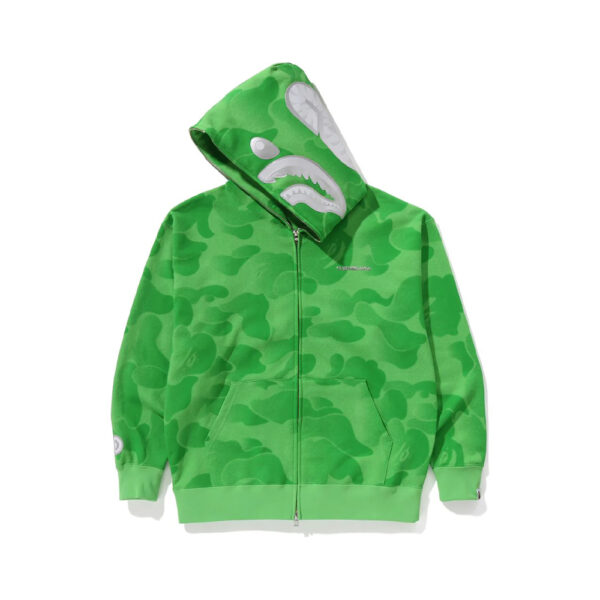 Ink Camo Shark Zip Hoodie