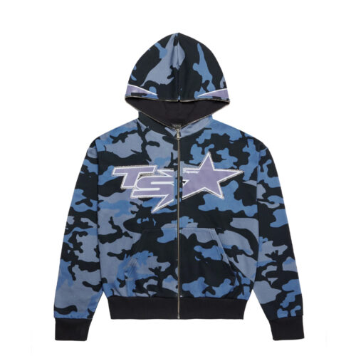 TS Star Camo Zip Hoodie