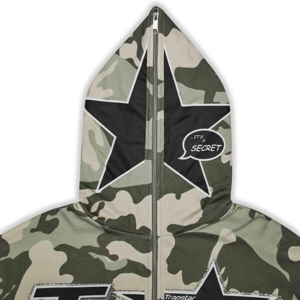 TS Star Camo Zip Hoodie