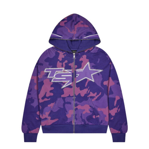 TS Star Camo Zip Hoodie