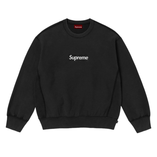 Washed Box Logo Crewneck