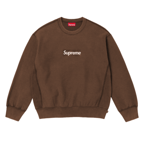 Washed Box Logo Crewneck