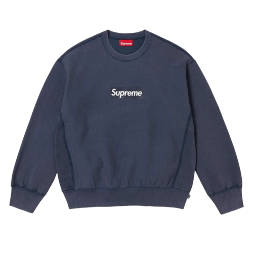 Washed Box Logo Crewneck