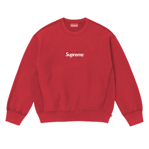Washed Box Logo Crewneck