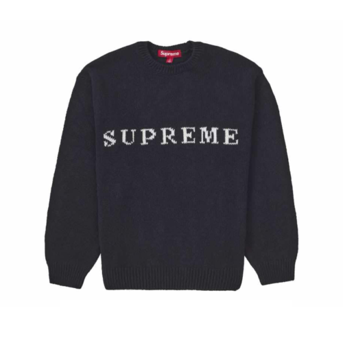 Contrast Logo Sweater