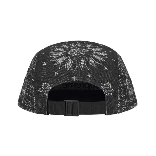 Bandana Jacquard Denim Camp Cap