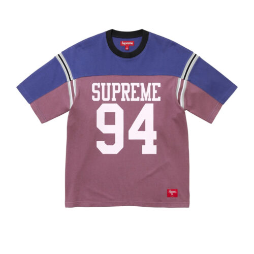 Split S/S Football Top