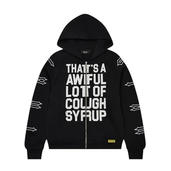 Cough Syrup Patchwork Hoodie
